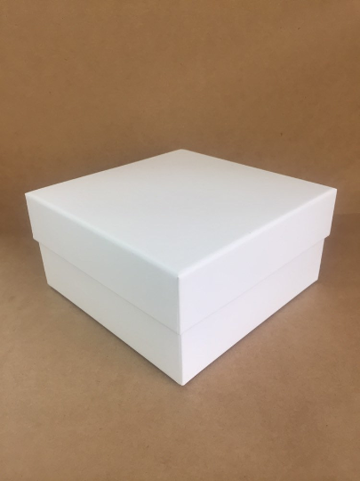 4 X 9cl Votive Rigid Candle Gift Box - WHITE (Pack of 10)