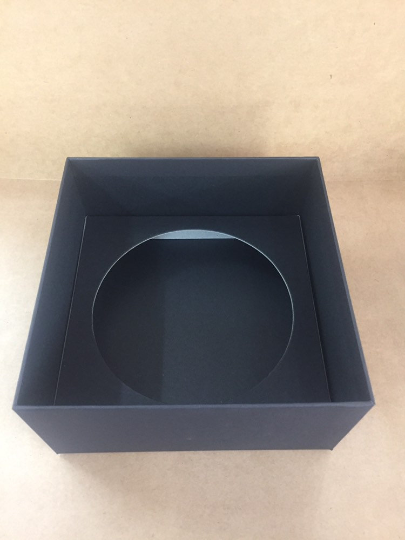 50cl Candle Rigid Gift Box - BLACK (Pack of 10)