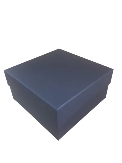 4 X 9cl VOTIVE RIGID CANDLE GIFT BOX - BLACK (Pack of 10)