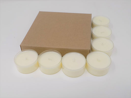 TEALIGHT CANDLE BOX for 9 tealights - KRAFT (Pack of 10)