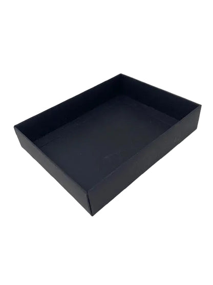 TEALIGHT CANDLE BOX  for 12 Tealights - BLACK (Pack of 100)