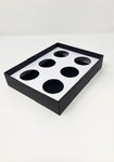 WAX MELT BOX  for 6 1oz Deli pots - BLACK (Pack of 100)