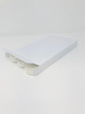 TEALIGHT CANDLE BOX for 15 Tealights - WHITE (Pack of 10)