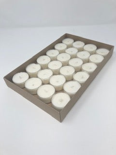 TEALIGHT CANDLE BOX  for 24 Tealights - KRAFT (Pack of 100)