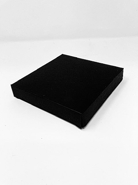 TEALIGHT CANDLE BOX for 9 tealights - BLACK (Pack of 10)