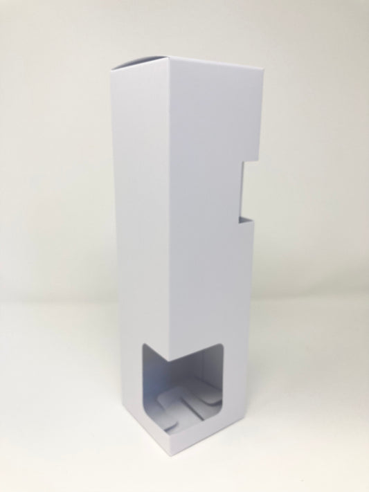 100ml DIFFUSER BOX tall  - WHITE with corner window (Pack of 10)