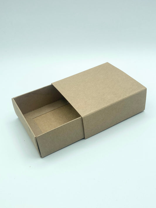 TEALIGHT CANDLE BOX WITH SLEEVE  for 12 Tealights - KRAFT