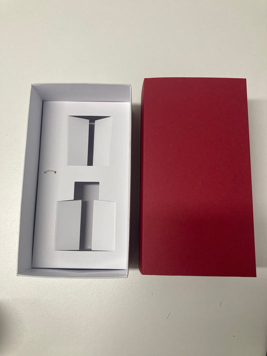 100ml DIFFUSER/9cl VOTIVE CANDLE GIFT BOX - WHITE/CHERRY RED (Pack of 10)