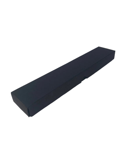 FOLD UP BASE and LID TEALIGHT CANDLE BOX  for 6 Tealights - BLACK (Pack of 100)
