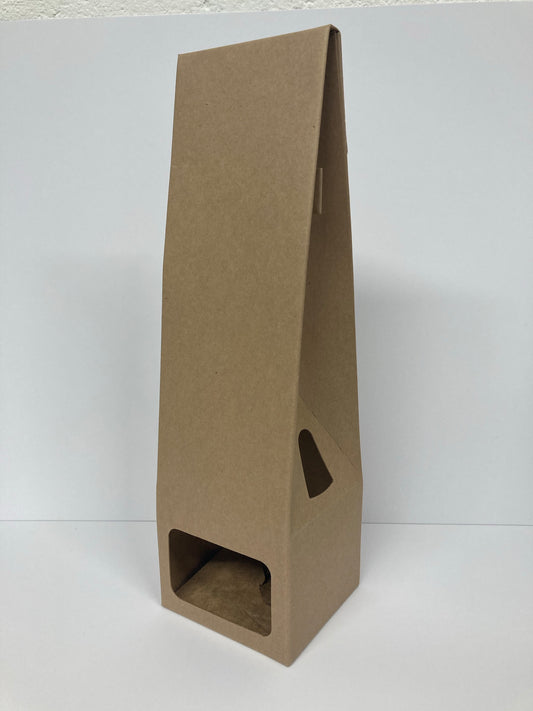 100ML DIFFUSER BOX TAPERED with Window - KRAFT (Pack of 10)