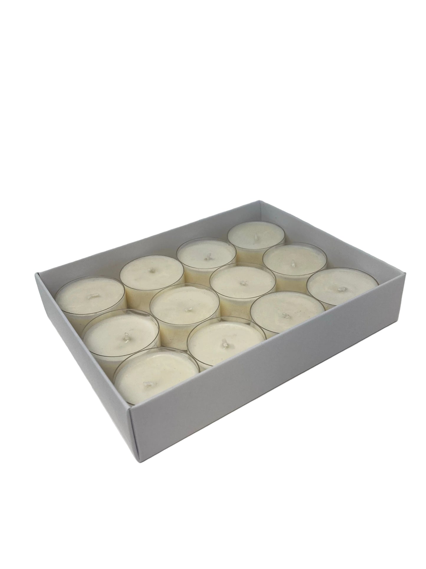 TEALIGHT CANDLE BOX  for 12 Tealights - WHITE (Pack of 100)
