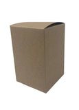 BOX WITH REAR TUCK LID 88mm x 88mm x 138mm - KRAFT (Pack of 10)