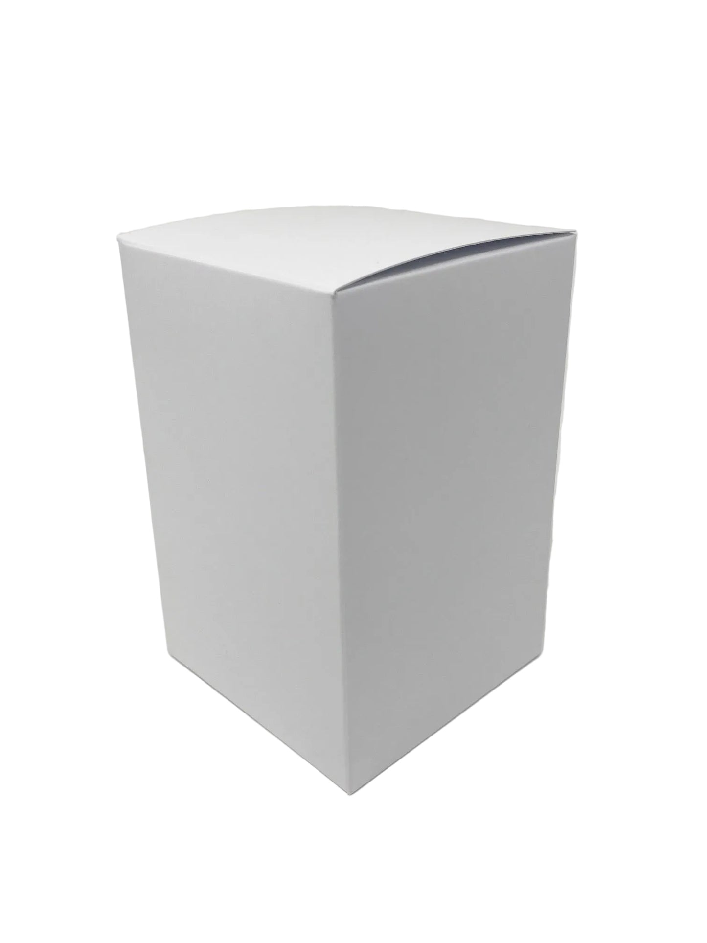 BOX WITH REAR TUCK LID 88mm x 88m x 138mm - WHITE (Pack of 10)